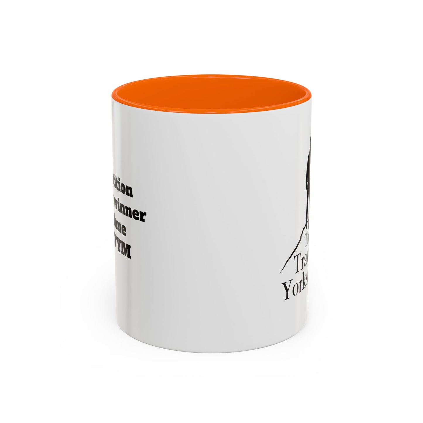 Travelling Yorkshireman Coffee Mug, Accent Mug for Tea Lovers, Unique Gift for Travelers, Personalized Drinkware, Black Handle Mug