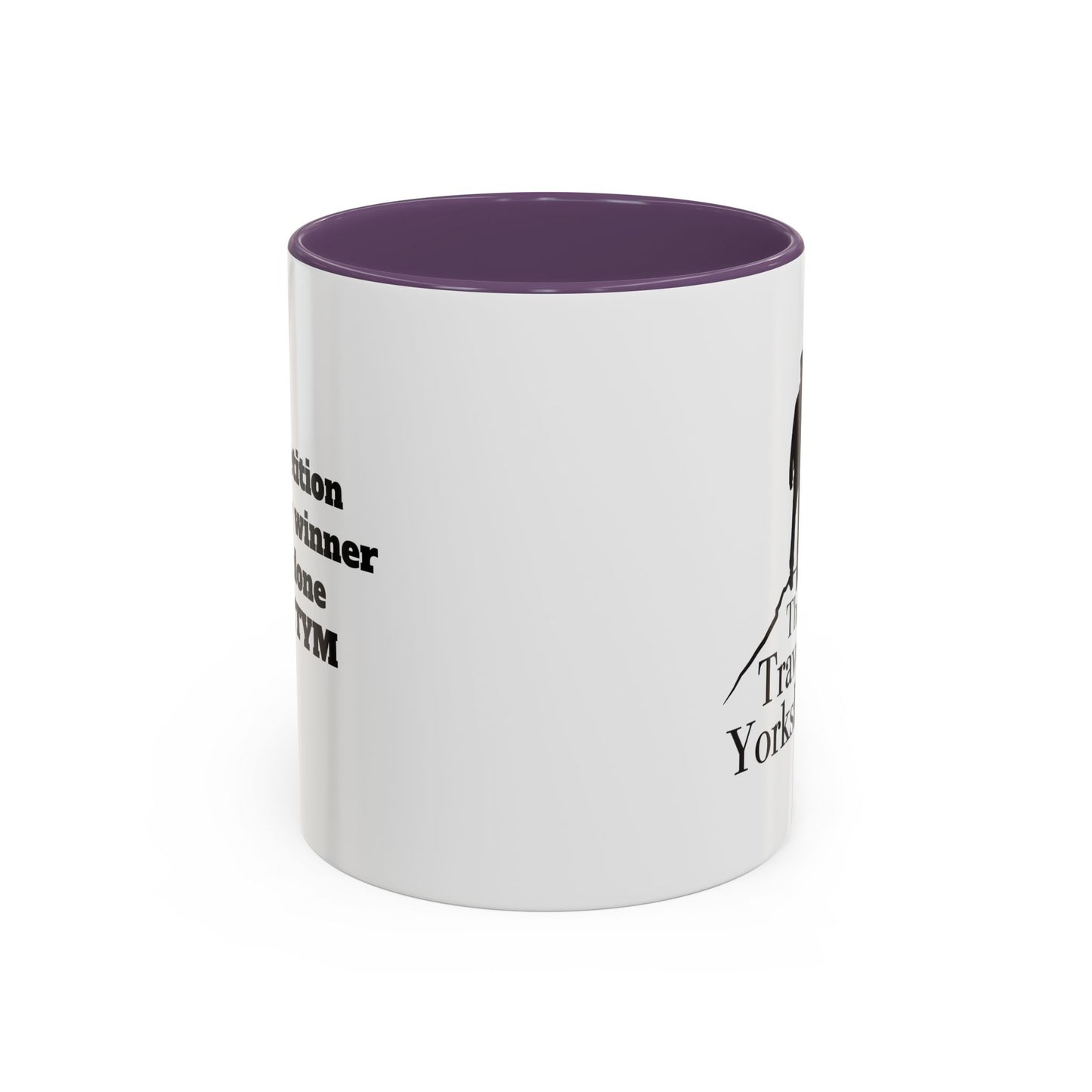 Travelling Yorkshireman Coffee Mug, Accent Mug for Tea Lovers, Unique Gift for Travelers, Personalized Drinkware, Black Handle Mug