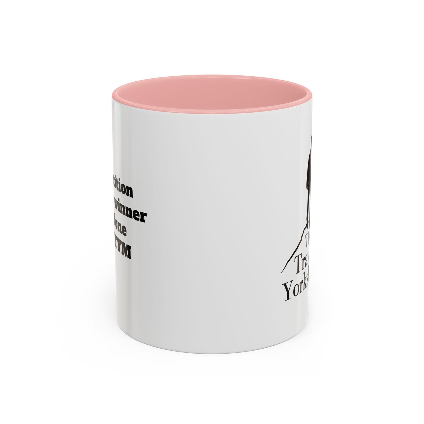 Travelling Yorkshireman Coffee Mug, Accent Mug for Tea Lovers, Unique Gift for Travelers, Personalized Drinkware, Black Handle Mug